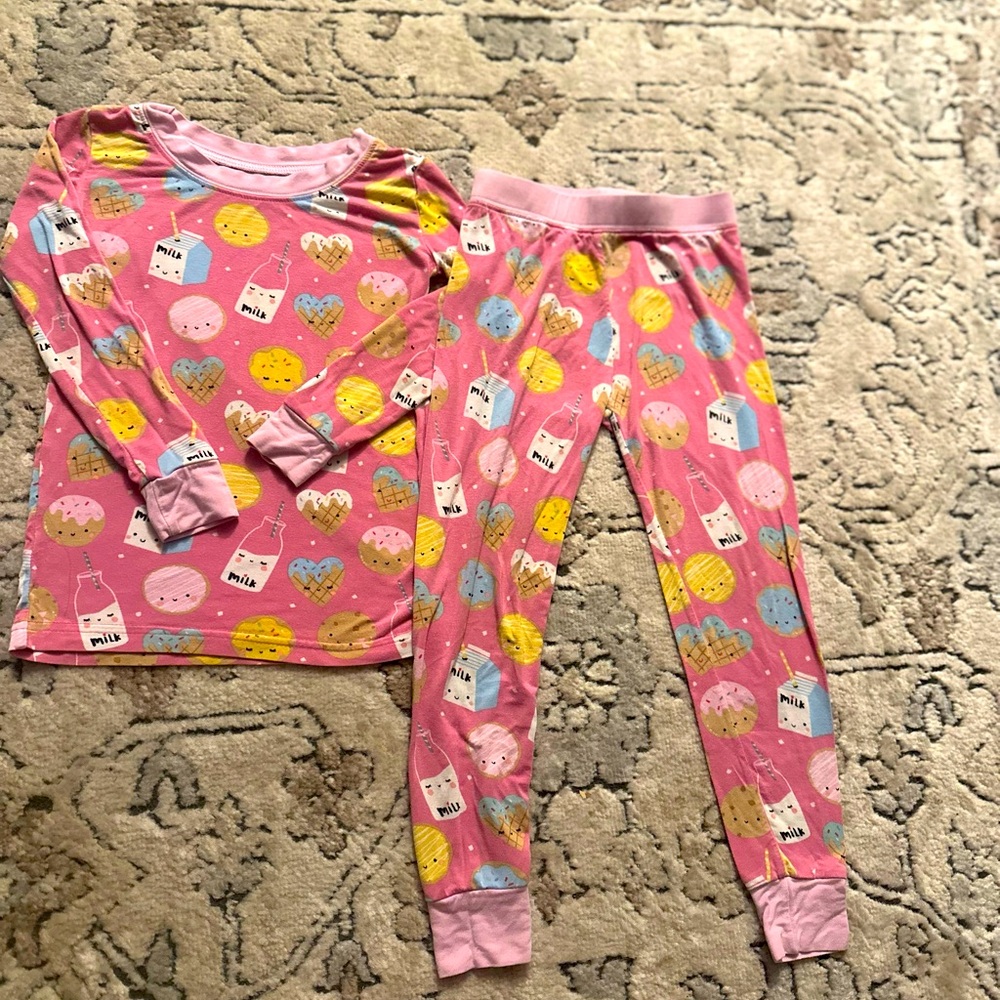 Little Sleepies - Cookies & Milk Two-Piece Pajama Set - 2T